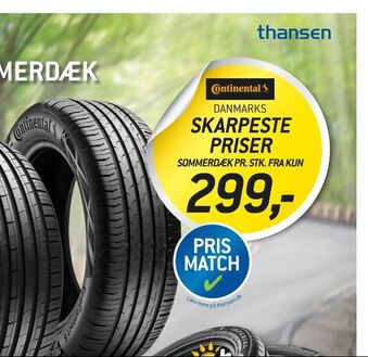 Thansen Sommerdæk tilbud