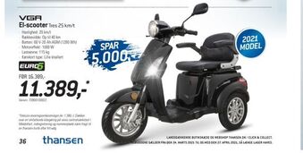 Thansen El-scooter tilbud