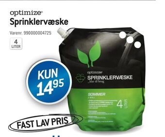 Thansen Sprinklervæske tilbud