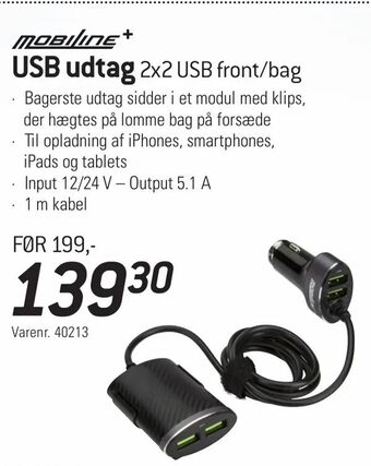 Thansen USB udtag tilbud