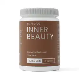 Matas Pureviva Inner Beauty Sun & Skin 45 kaps tilbud