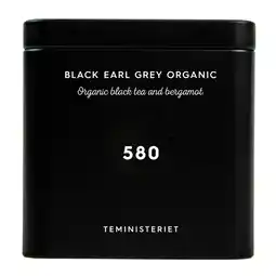 Matas Teministeriet Black Earl Grey Organic Tin 580 tilbud