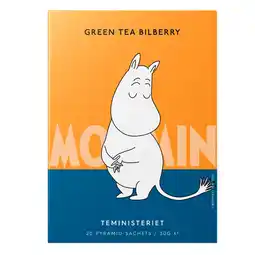 Matas Teministeriet Moomin Green Tea Bilberry 20 breve tilbud