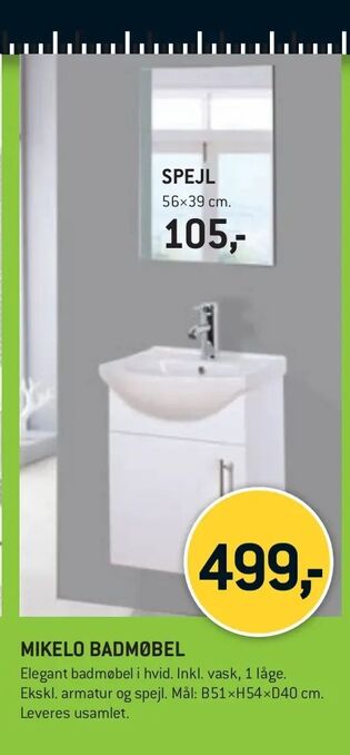 XL-BYG Mikelo badmøbel tilbud