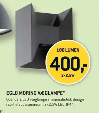 XL-BYG Eglo morino væglampe tilbud