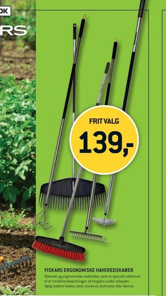 XL-BYG Fiskars ergonomiske haveredskaber tilbud