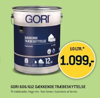 XL-BYG Gori 606/612 dækkende træbeskyttelse tilbud