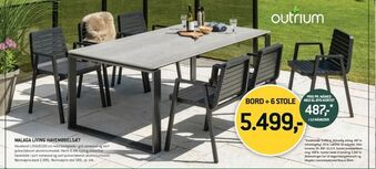 XL-BYG Malaga living havemøbelsæt tilbud