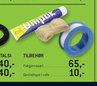 Tilbehør