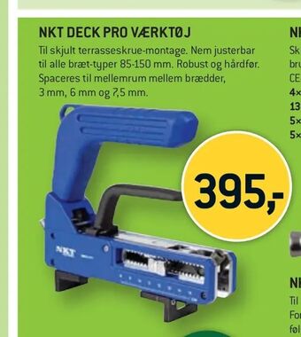 XL-BYG Nkt deck pro værktøj tilbud