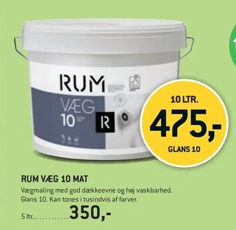 XL-BYG Rum væg 10 mat tilbud