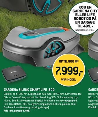 XL-BYG Gardena sileno smart life 800 tilbud