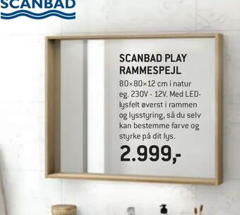 XL-BYG Scanbad play rammespejl tilbud