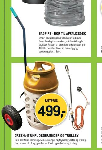 Green>it ukrudtsbrænder og trolley