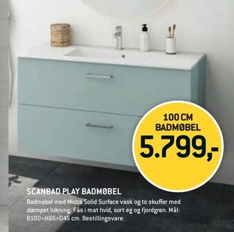 XL-BYG Scanbad play badmøbel tilbud