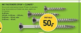 XL-BYG Nkt fasteners spun®+ climate® tilbud