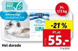 Lidl Hel dorade tilbud