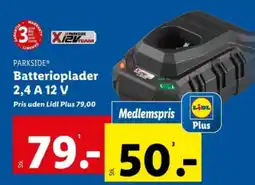 Lidl Batterioplader 2,4 A 12 V tilbud