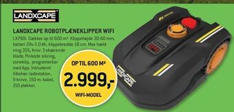 XL-BYG Landxcape robotplæneklipper wifi tilbud