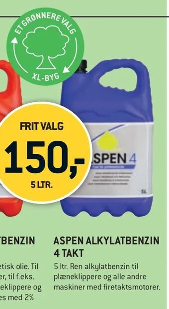 Aspen alkylatbenzin 4 takt