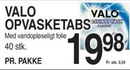 ABC Lavpris VALO OPVASKETABS tilbud