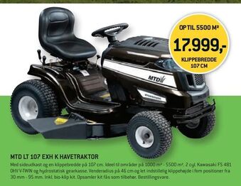 XL-BYG Mtd lt 107 exh k havetraktor tilbud