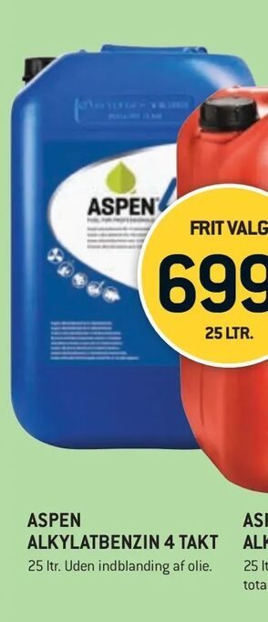 XL-BYG Aspen alkylatbenzin 4 takt tilbud