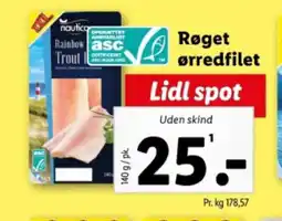 Lidl Røget ørredfilet tilbud