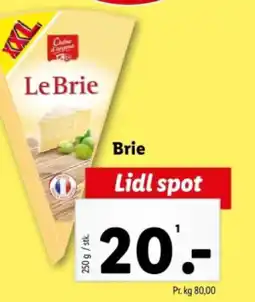 Lidl Brie tilbud