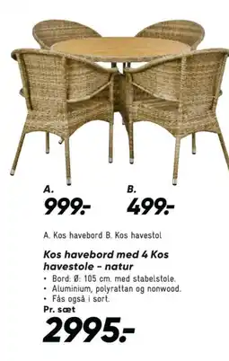 Bilka Havemøbelsæt tilbud