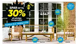 Bilka Loungesæt tilbud