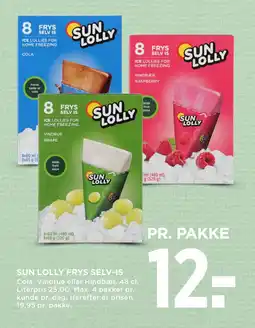 MENY SUN LOLLY FRYS SELV-IS tilbud