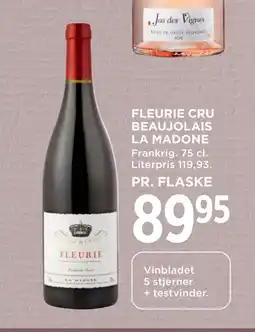 MENY FLEURIE CRU BEAUJOLAIS LA MADONE tilbud