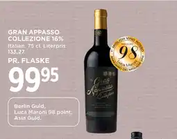 MENY GRAN APPASSO COLLEZIONE 16% tilbud