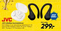 Bilka JVC trådlåse høretelefoner tilbud