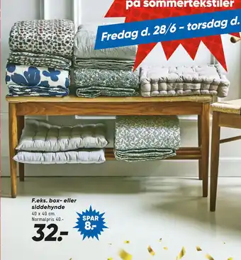 Bilka box- eller siddehynde tilbud