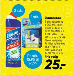 Bilka Domestos tilbud