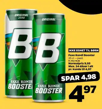 Netto Faxe Kondi Booster tilbud