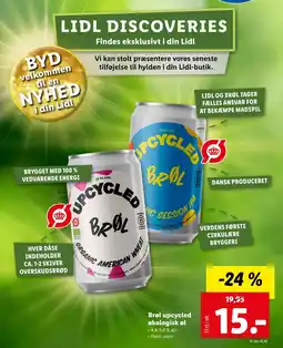 Lidl Brøl upcycled økologisk øl tilbud
