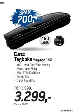 Thansen Tagboks Voyage 450 tilbud