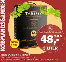Købmandsgården Tabiso Smooth Rich Red Bland tilbud