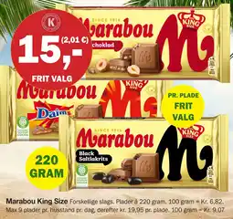 Købmandsgården Marabou King Size tilbud
