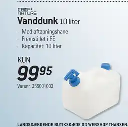 Thansen Vanddunk tilbud