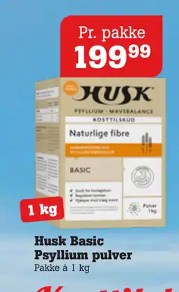 Poetzsch Padborg Husk Basic Psyllium pulver tilbud