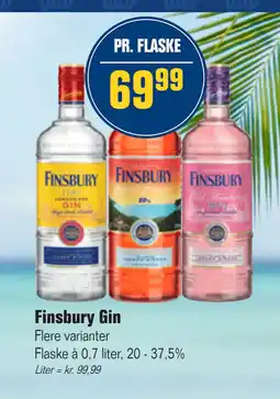 Otto Duborg Finsbury Gin tilbud