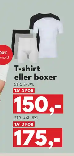 Dansk Outlet T-shirt eller boxer tilbud