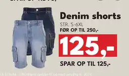 Denim shorts