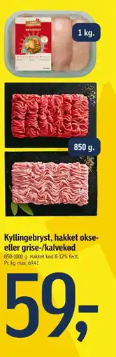 Føtex Hakket kalv og grisekød 8-12% tilbud