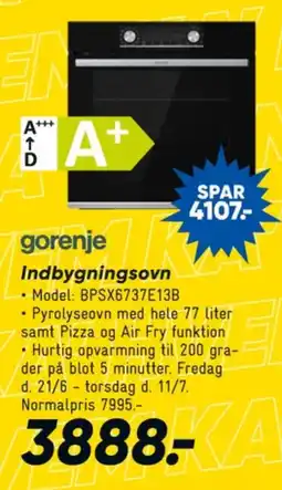 Bilka Indbygningsovn tilbud