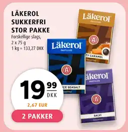 Scandinavian Park LÄKEROL SUKKERFRI STOR PAKKE tilbud